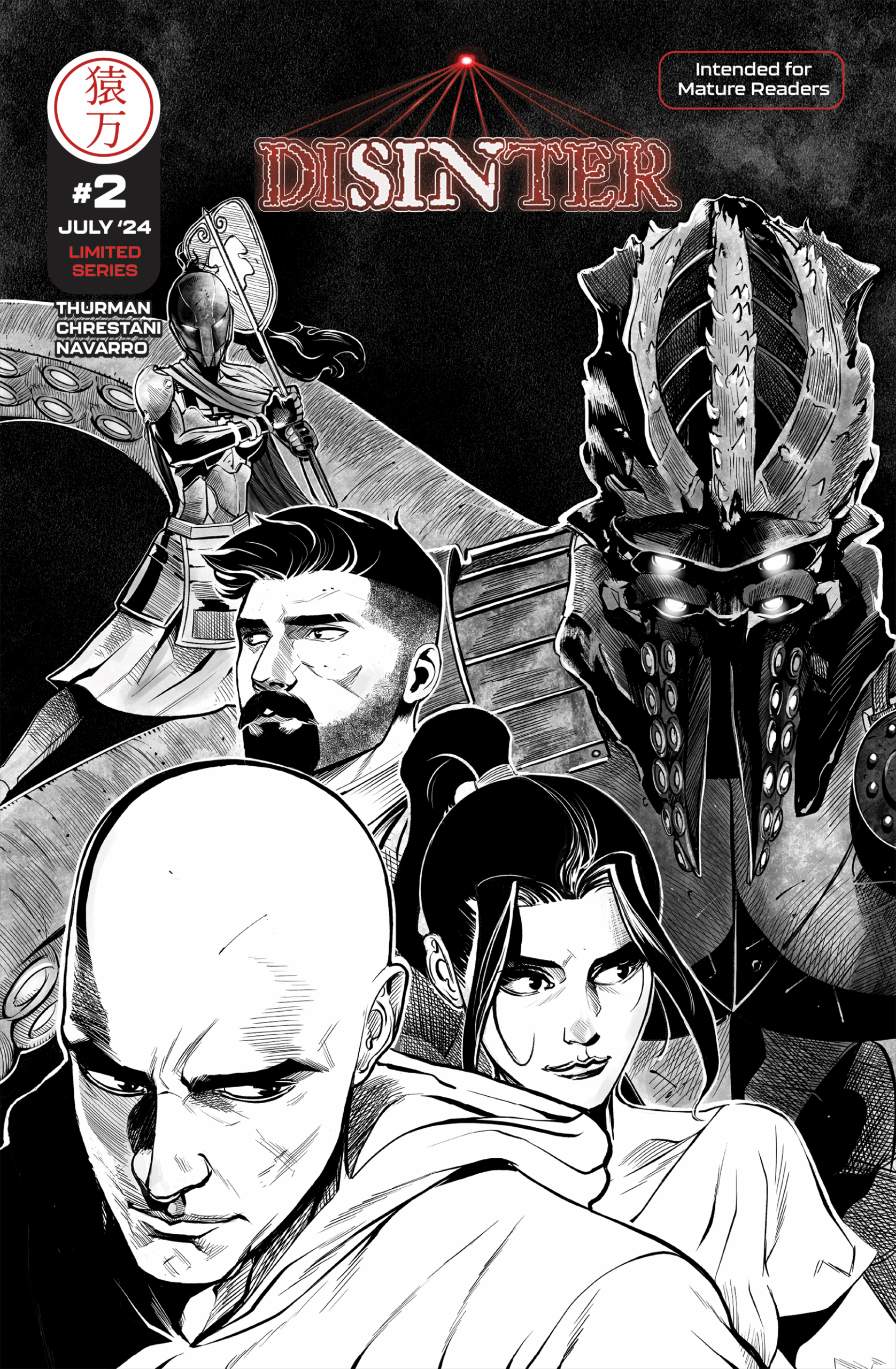 Disinter #2 - Cover A - BW - World of Disinter